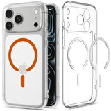 iPhone 18 Pro / 17 Pro Spigen Ultra Hybrid Deksel - MagSafe Kompatibel - Gjennomsiktig / Oransje