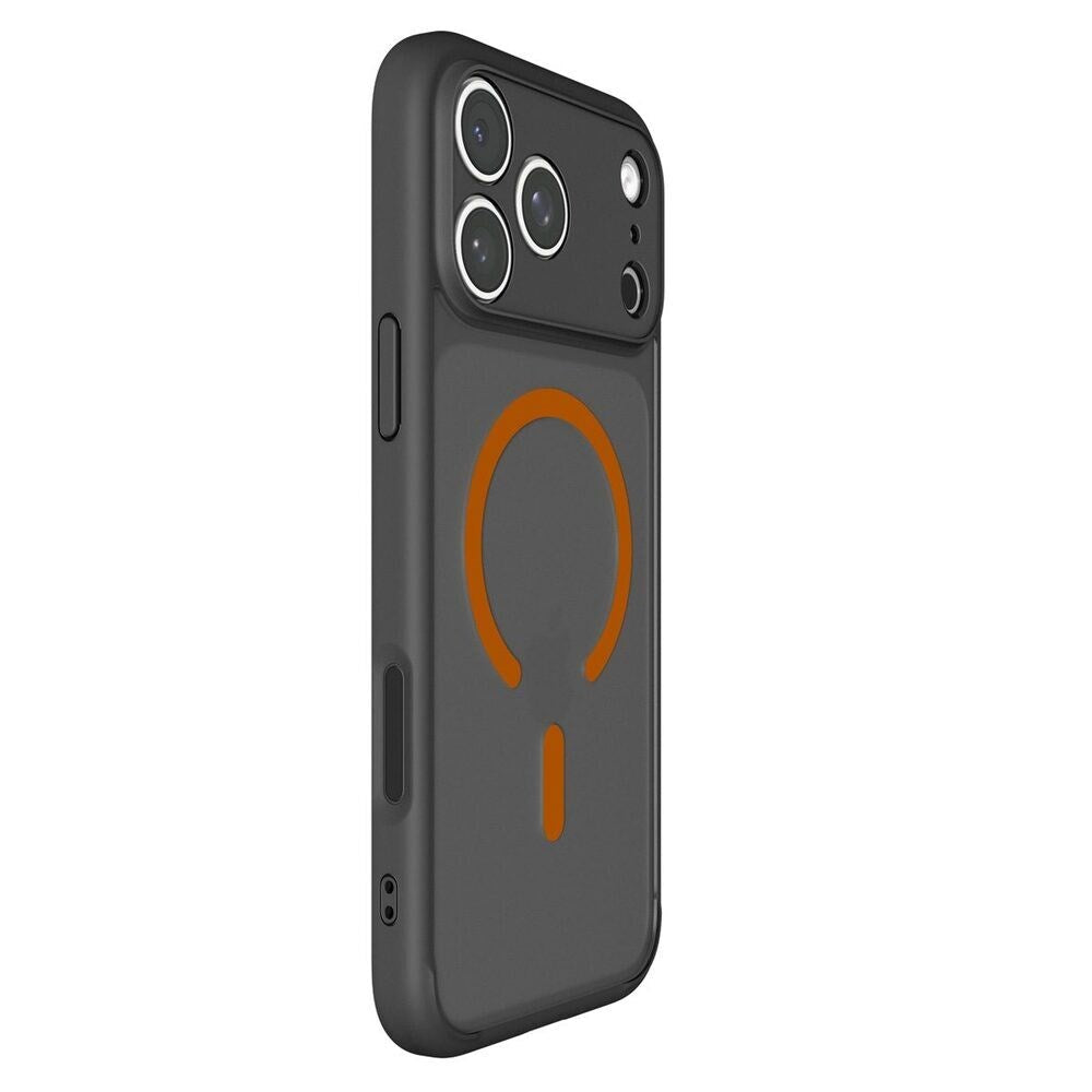 iPhone 18 Pro / 17 Pro Spigen Ultra Hybrid Deksel - MagSafe Kompatibel - Matt Svart / Oransje
