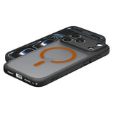 iPhone 18 Pro / 17 Pro Spigen Ultra Hybrid Deksel - MagSafe Kompatibel - Matt Svart / Oransje
