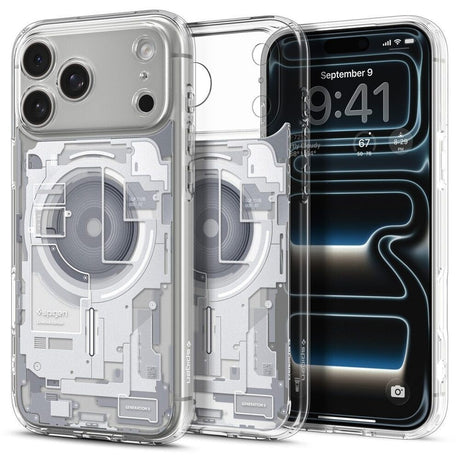 iPhone 18 Pro Max / 17 Pro Max Spigen Ultra Hybrid Deksel - MagSafe Kompatibel - Gjennomsiktig / Hvit