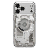 iPhone 18 Pro / 17 Pro Spigen Ultra Hybrid Deksel - MagSafe Kompatibel - Gjennomsiktig / Sølv