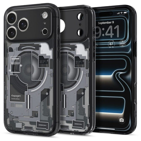 iPhone 18 Pro / 17 Pro Spigen Ultra Hybrid Deksel - MagSafe Kompatibel - Gjennomsiktig / Svart