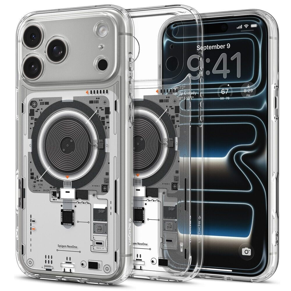 iPhone 18 Pro Max / 17 Pro Max Spigen Ultra Hybrid Deksel - MagSafe Kompatibel - Gjennomsiktig / Svart