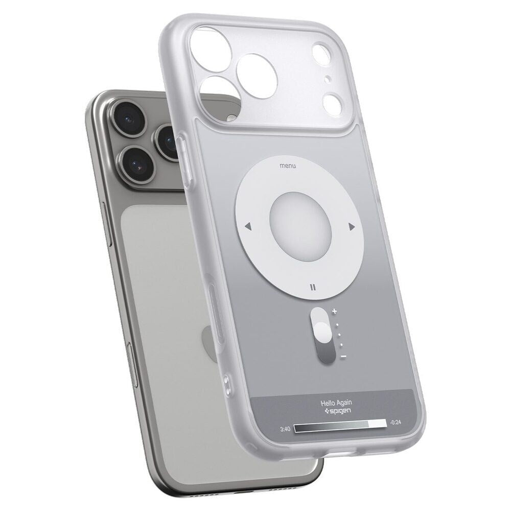 iPhone 18 Pro / 17 Pro Spigen Ultra Hybrid Deksel - MagSafe Kompatibel - Sølv