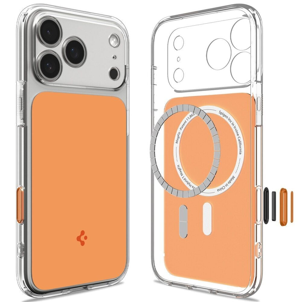 iPhone 18 Pro Max / 17 Pro Max Spigen Ultra Hybrid T Deksel - MagSafe Kompatibel - Oransje