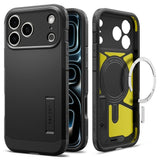 iPhone 18 Pro Max / 17 Pro Max Spigen Tough Armor T Deksel - MagSafe Kompatibel - Svart