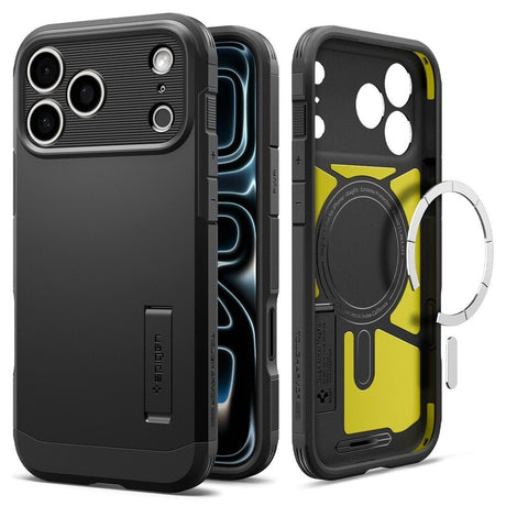 iPhone 18 Pro Max / 17 Pro Max Spigen Tough Armor T Deksel - MagSafe Kompatibel - Svart