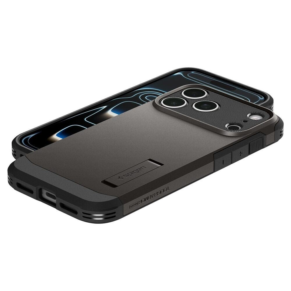 iPhone 18 Pro / 17 Pro Spigen Tough Armor T Deksel - MagSafe Kompatibel - Grå
