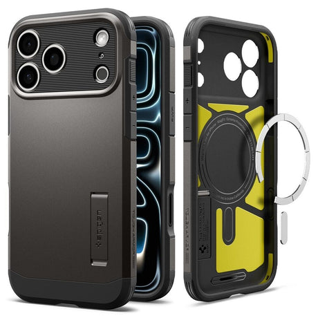 iPhone 18 Pro / 17 Pro Spigen Tough Armor T Deksel - MagSafe Kompatibel - Grå