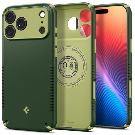 iPhone 18 Pro / 17 Pro Spigen Nano Pop Hybrid Deksel - MagSafe Kompatibel - Grønn