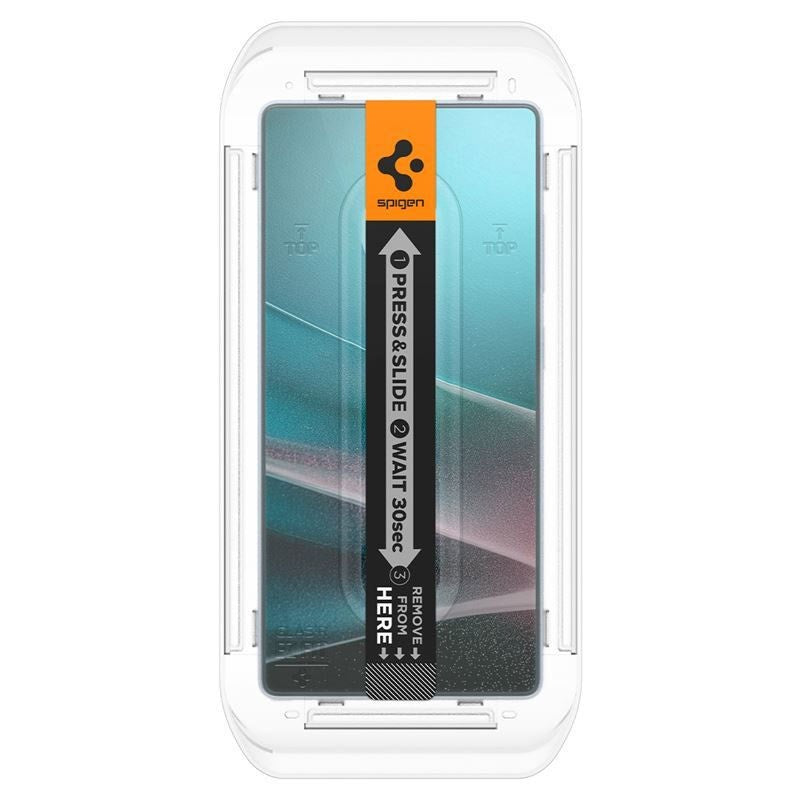 Samsung Galaxy S25 Ultra Spigen Glass tR EZ Fit HD Skjermbeskyttelsesglass - Privacy - 2 stk - Gjennomsiktig