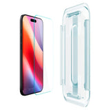 iPhone Air Spigen Glass tR EZ Fit Skjermbeskyttelsesglass - 2 stk - Gjennomsiktig