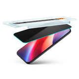 iPhone Air Spigen Glass tR EZ Fit Skjermbeskyttelsesglass - Privacy Funksjon - 2 stk - Gjennomsiktig