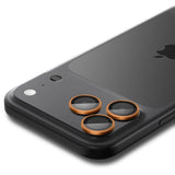 iPhone 17 Pro / 17 Pro Max / 16 Pro / 16 Pro Max / 15 Pro / 15 Pro Max / 14 Pro / 14 Pro Max Spigen Glass tR EZ Fit Optik Pro Kameralinsebeskyttelsesglass - 2 stk - Oransje