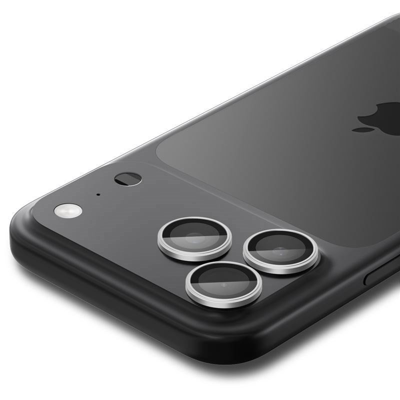 iPhone 17 Pro / 17 Pro Max / 16 Pro / 16 Pro Max / 15 Pro / 15 Pro Max / 14 Pro / 14 Pro Max Spigen Glass tR EZ Fit Optik Pro Kameralinsebeskyttelsesglass - 2 stk - Sølv
