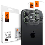 iPhone 17 Spigen Glass tR EZ Fit Optik Pro Kameralinsebeskyttelsesglass - 2 stk - Grønn