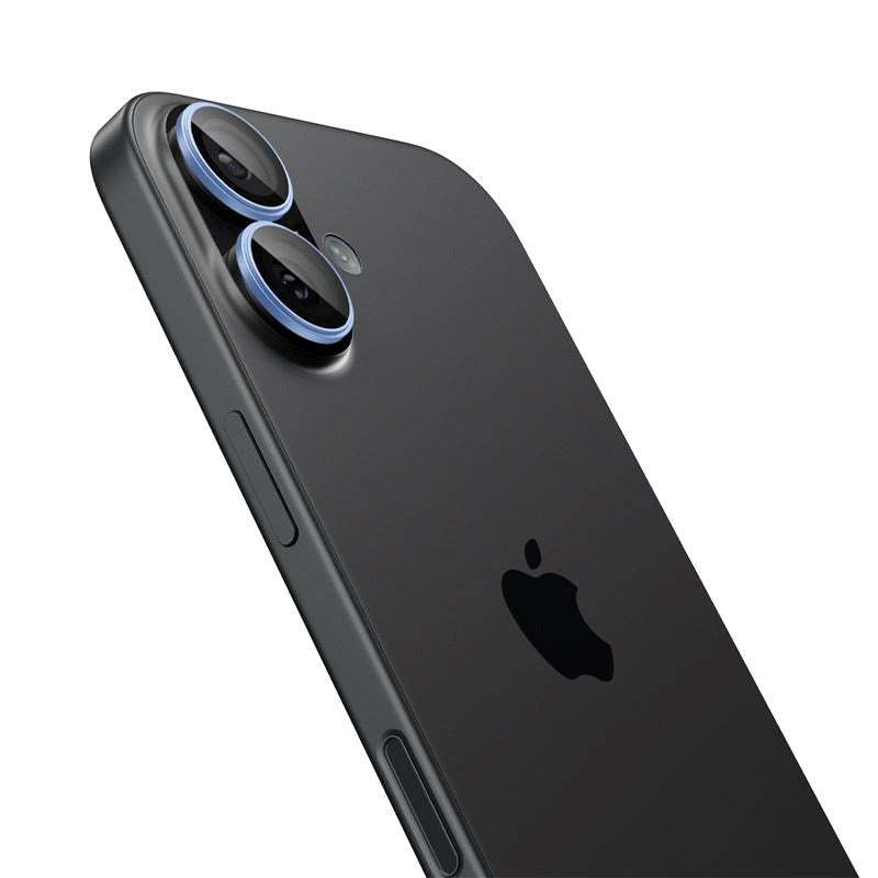 iPhone 17 Spigen Glass tR EZ Fit Optik Pro Kameralinsebeskyttelsesglass - 2 stk - Blå