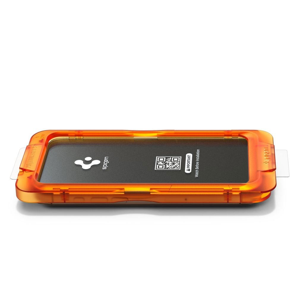 iPhone 17 Spigen Skjermbeskytter med AlignMaster - 3 stk. - Gjennomsiktig