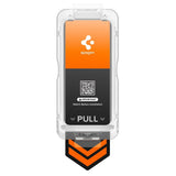 Samsung Galaxy S26 Spigen Glass tR EZ Fit Pro HD Skjermbeskyttelsesglass - Privacy Funksjon - 2 stk - Gjennomsiktig