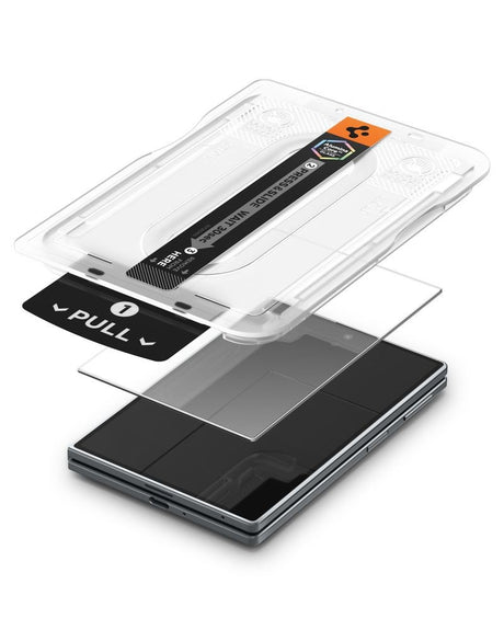 Samsung Galaxy Z Fold8 Spigen Glass tR EZ Fit Pro HD Skjermbeskyttelsesglass - 2 stk - Gjennomsiktig