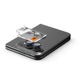 iPhone Duo Spigen Glass tR EZ Fit Optik Pro Kameralinsebeskyttelse - 2 stk - Svart