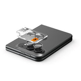 iPhone Duo Spigen Glass tR EZ Fit Optik Pro Kameralinsebeskyttelse - 2 stk - Hvit