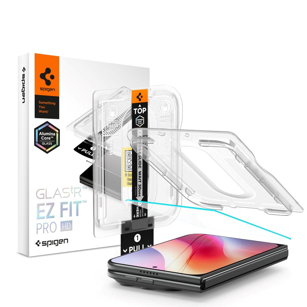 iPhone Duo Spigen Glass tR EZ Fit Pro HD Beskyttelsesglass - Gjennomsiktig