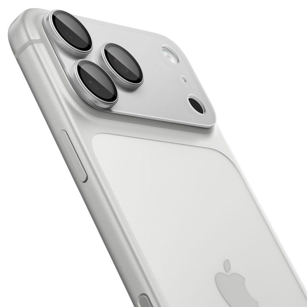 iPhone 18 Pro Max Spigen Glass tR EZ Fit Optik Pro XL Kameralinsebeskyttelse - Sølv