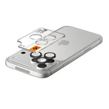 iPhone 18 Pro / 18 Pro Max Spigen Glass tR EZ Fit Optik Pro Kameralinsebeskyttelse - 2 stk - Grå