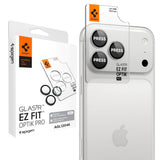 iPhone 18 Pro / 18 Pro Max Spigen Glass tR EZ Fit Optik Pro Kameralinsebeskyttelse - 2 stk - Sølv