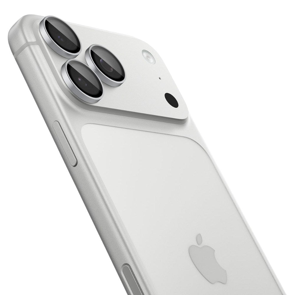 iPhone 18 Pro / 18 Pro Max Spigen Glass tR EZ Fit Optik Pro Kameralinsebeskyttelse - 2 stk - Sølv