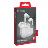 SBS Air Kab Max True Wireless In-Ear Bluetooth Hodetelefoner - Hvit