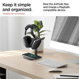Spigen Ladestativ for Mobil & AirPods Max - MagSafe Kompatibel - Svart