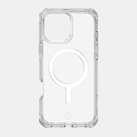 iPhone 16 Pro ITSKINS Hybrid MagClear Deksel - MagSafe Kompatibel - Gjennomsiktig
