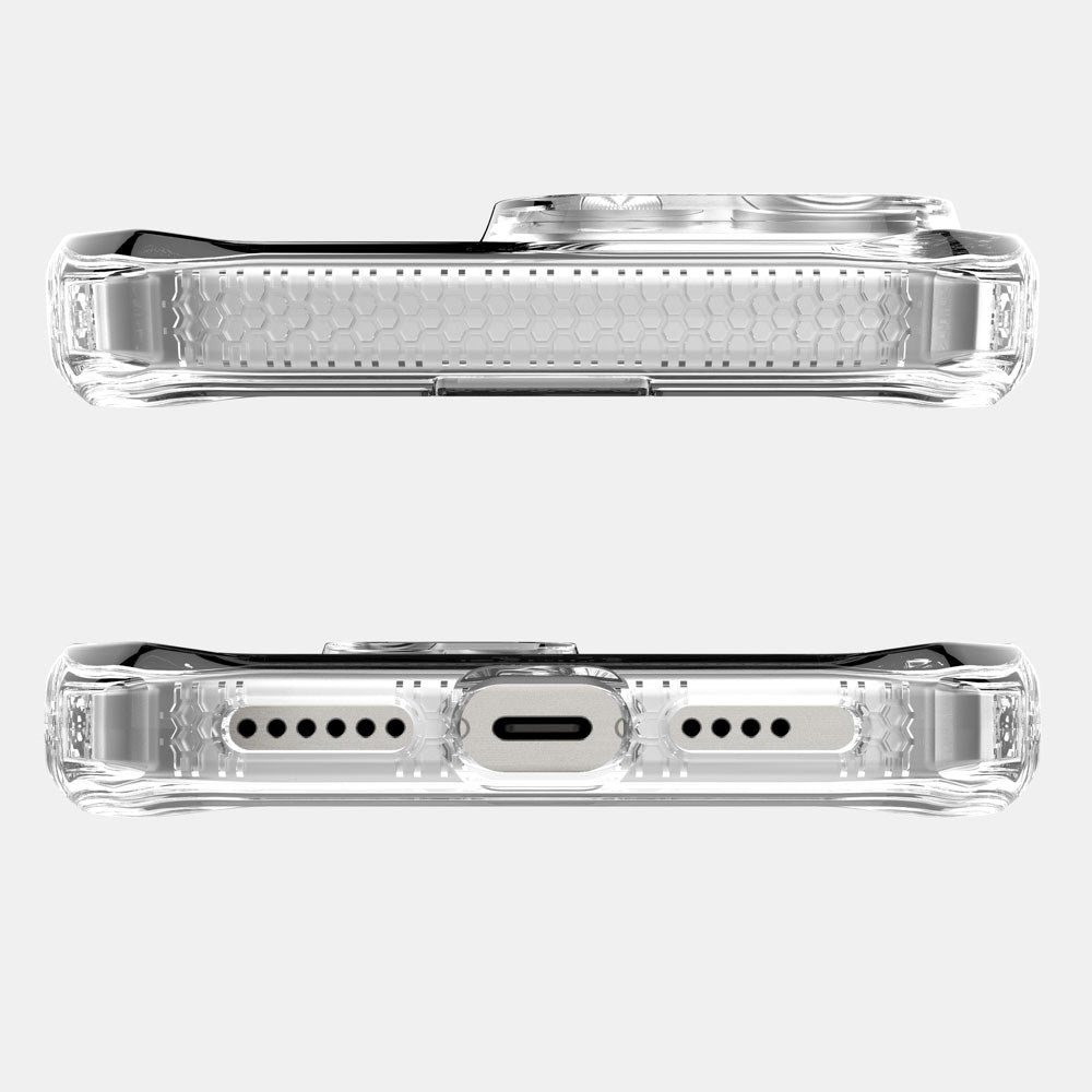 iPhone 16 Pro ITSKINS Hybrid MagClear Deksel - MagSafe Kompatibel - Gjennomsiktig