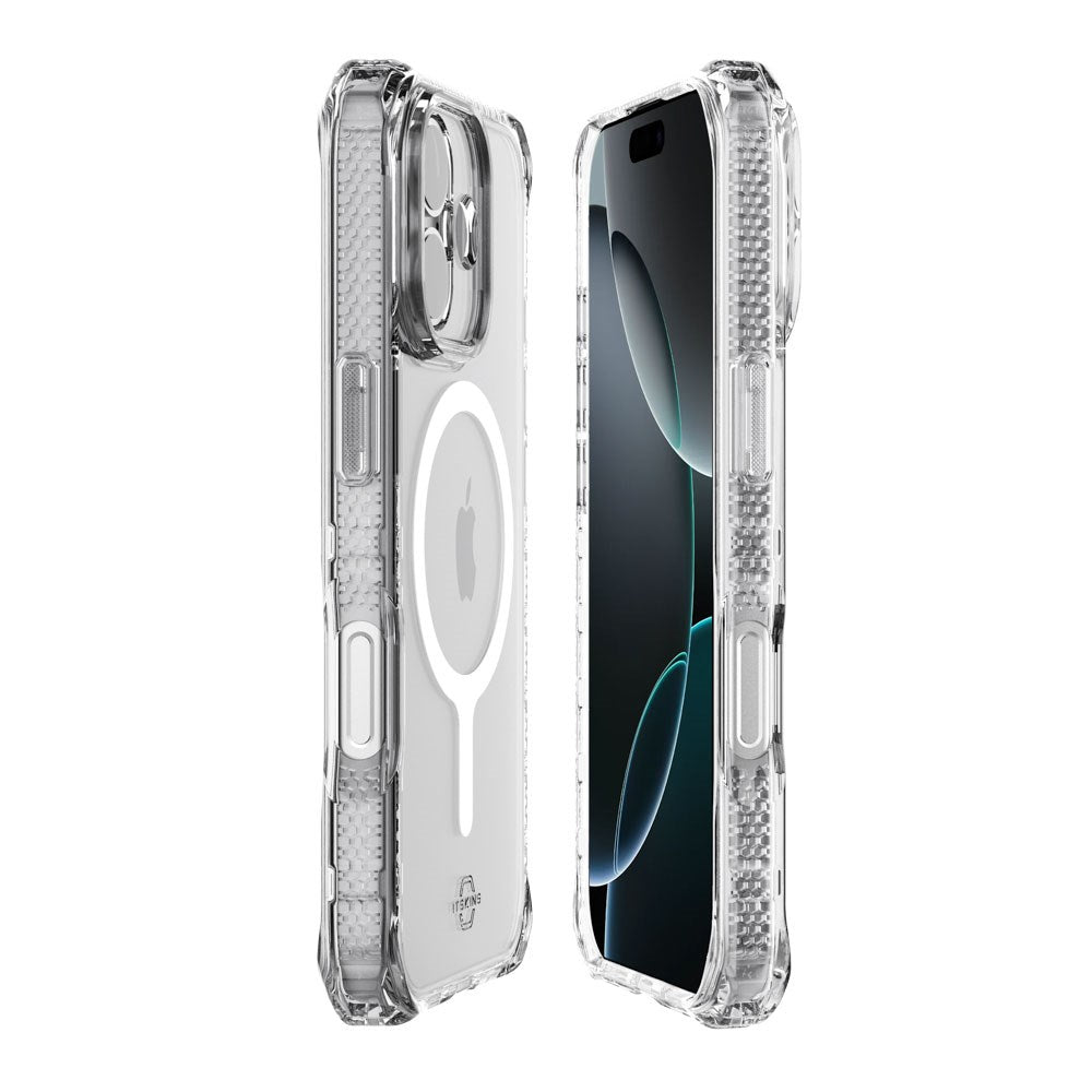 iPhone 17 ITSKINS Hybrid MagClear Deksel - MagSafe Kompatibel - Gjennomsiktig