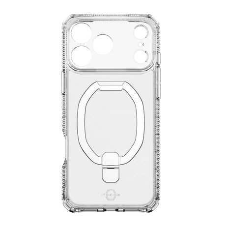 iPhone 17 Pro Max ITSKINS Hybrid Vapor Stand Deksel - MagSafe Kompatibel - Gjennomsiktig