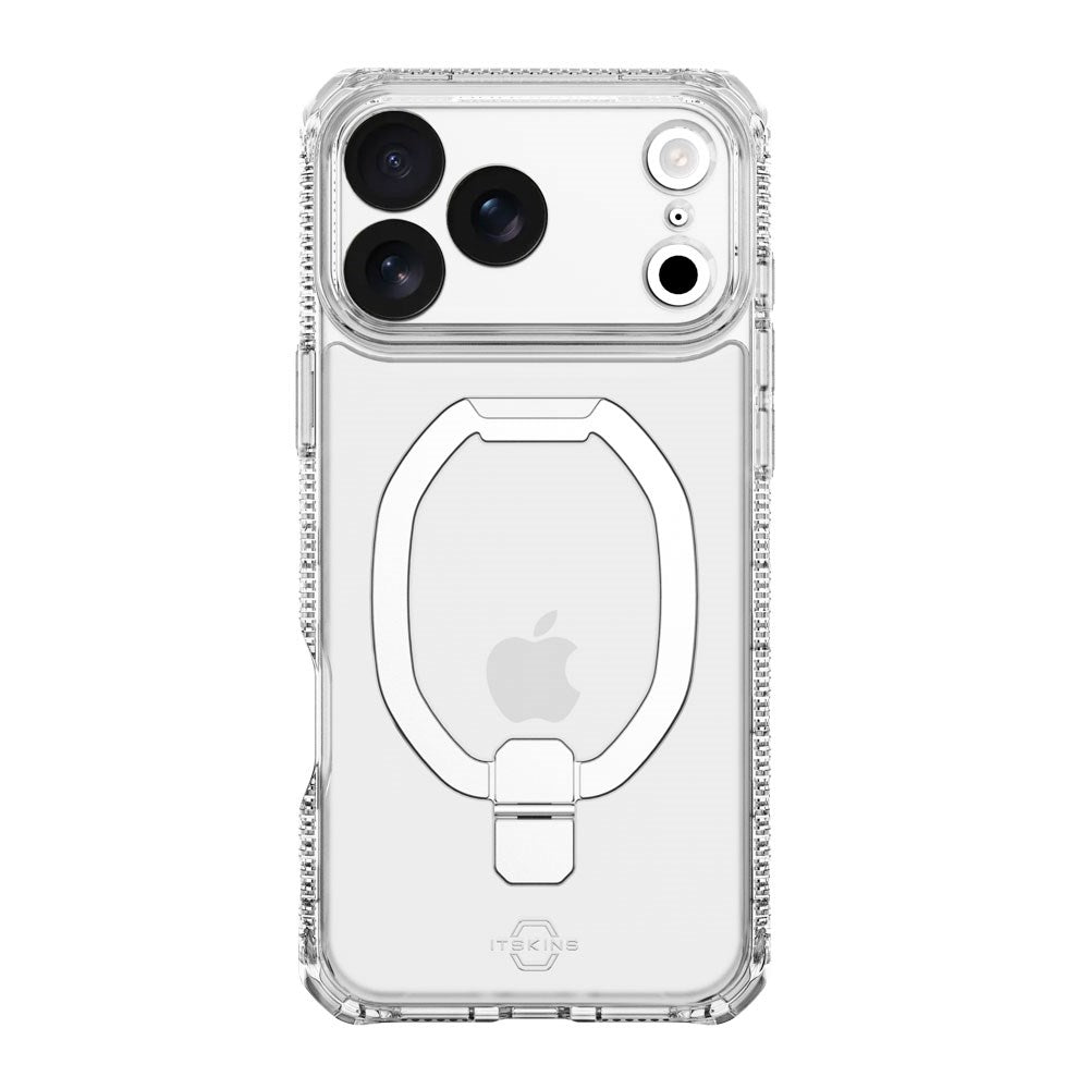 iPhone 17 Pro Max ITSKINS Hybrid Vapor Stand Deksel - MagSafe Kompatibel - Gjennomsiktig