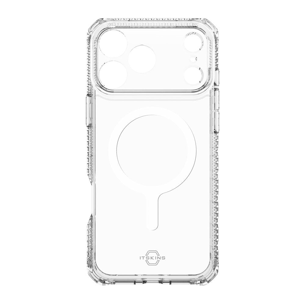 iPhone 17 Pro ITSKINS Hybrid MagClear Deksel - MagSafe Kompatibel - Gjennomsiktig