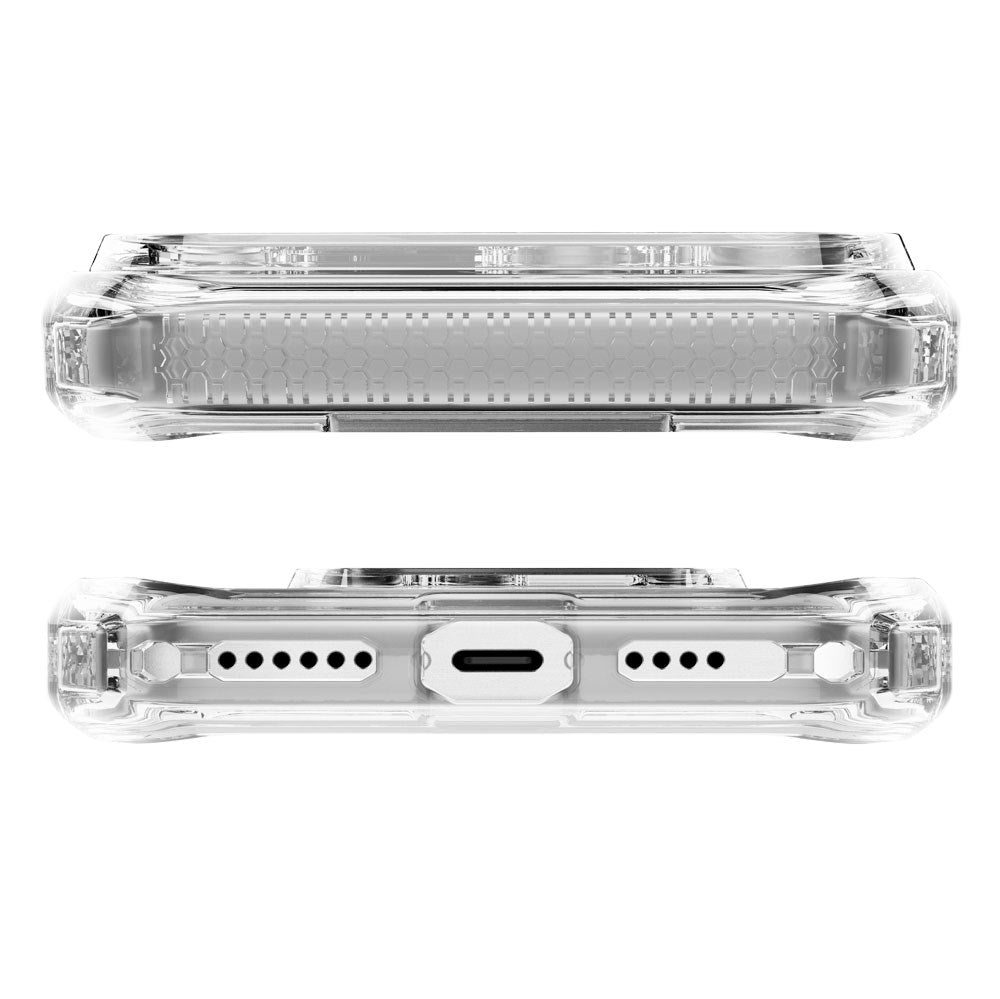 iPhone 17 Pro ITSKINS Hybrid MagClear Deksel - MagSafe Kompatibel - Gjennomsiktig