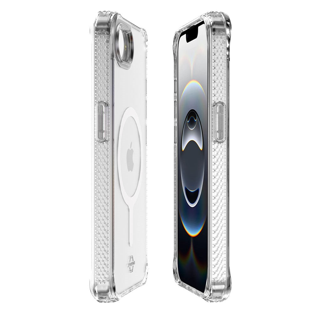 iPhone 16e ITSKINS Hybrid MagClear Deksel - MagSafe Kompatibel - Gjennomsiktig