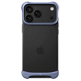 iPhone 18 Pro Max Arc Pulse Aluminum Bumper Deksel - Matte Light Blue
