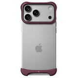 iPhone 18 Pro Arc Pulse Aluminum Bumper Deksel - Matte Dark Red