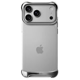 iPhone 18 Pro Arc Pulse Aluminum Bumper Deksel - Silver