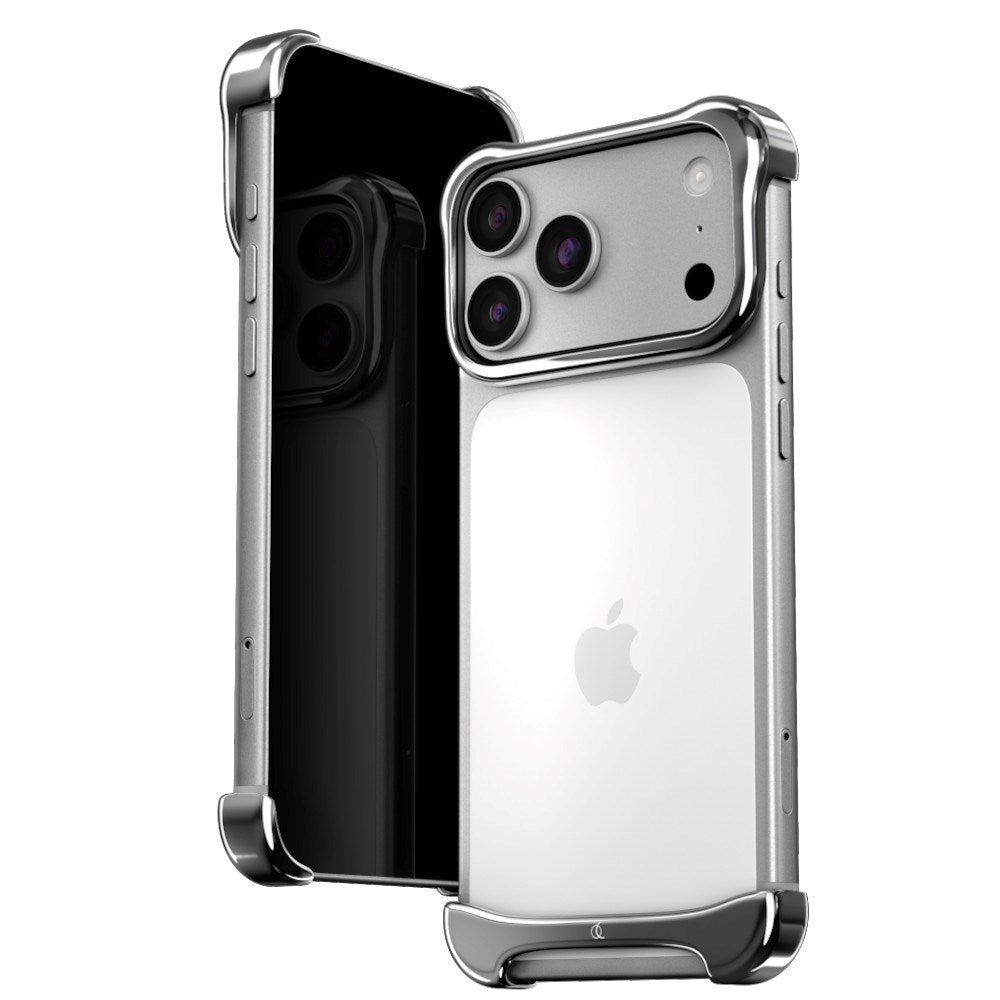 iPhone 18 Pro Arc Pulse Aluminum Bumper Deksel - Silver