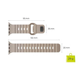 Apple Watch (44/SE/45/46/49 mm) Mobile Origin Rem - Beige