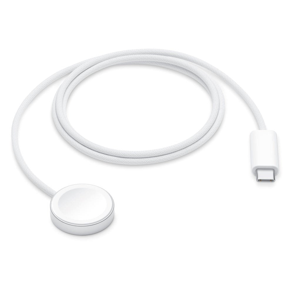 Original Apple Magnetisk Lader For Apple Watch m. USB-C - Hvit (MT0H3ZM/A)