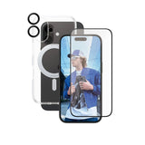 CARE by PanzerGlass iPhone 16 3-i-1 Ceramic Bundle - Gjennomsiktig