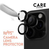 CARE By PanzerGlass iPhone 16 Pro Max 3-i-1 FLAGSHIP MagSafe Bundle - Privacy Skjermbeskyttelse (UWF) / Deksel / Kamerabeskyttelse - Gjennomsiktig / Svart