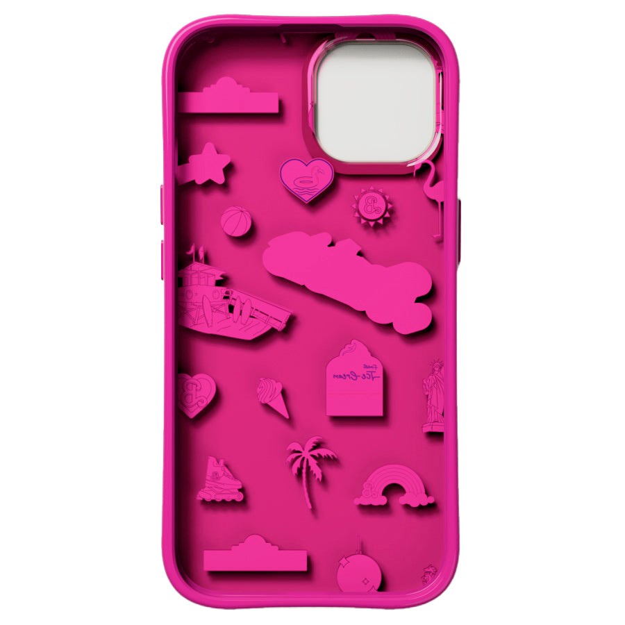 Nudient Form Case iPhone 15 Deksel - Barbie Board